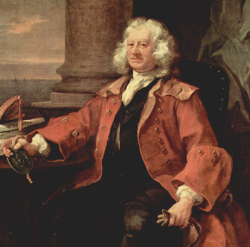 Captain Coram by Hogarth