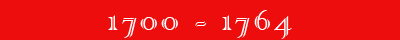 1700-1764