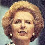 Margaret Thatcher early in her career as Prime Minister
