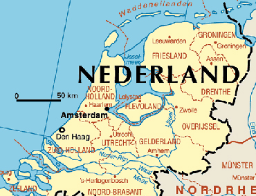 Map of the Netherlands
