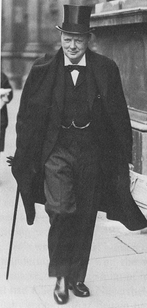 Churchill in 1918
