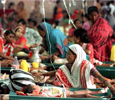 Cholera ward in Bangladesh