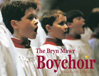 Boys choir in red and white robes