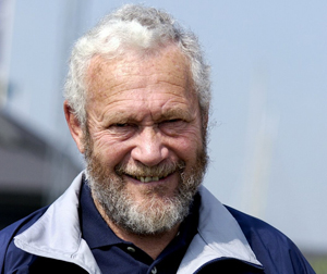 Grizzled Robin Knox-Johnston